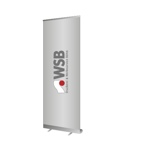 Roll-Up Budget | B 85 cm x H 200 cm | einseitig bedruckt